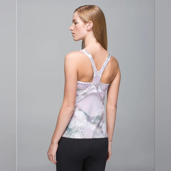 Lululemon Crossback Tank Sugar Crush Multi / Silver Fox - Picture 2 of 9